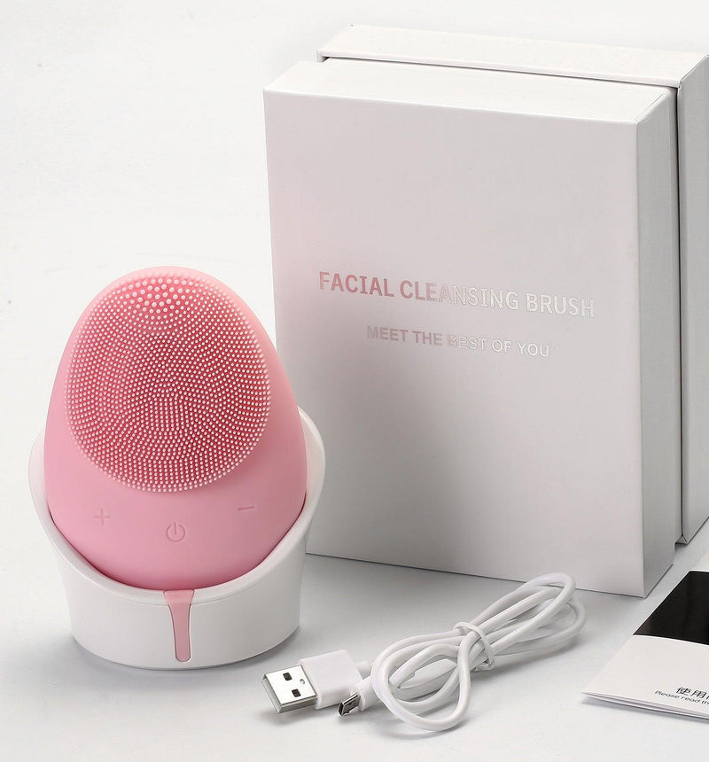 Mellow W-SONIC Silicone Facial Cleansing Brush