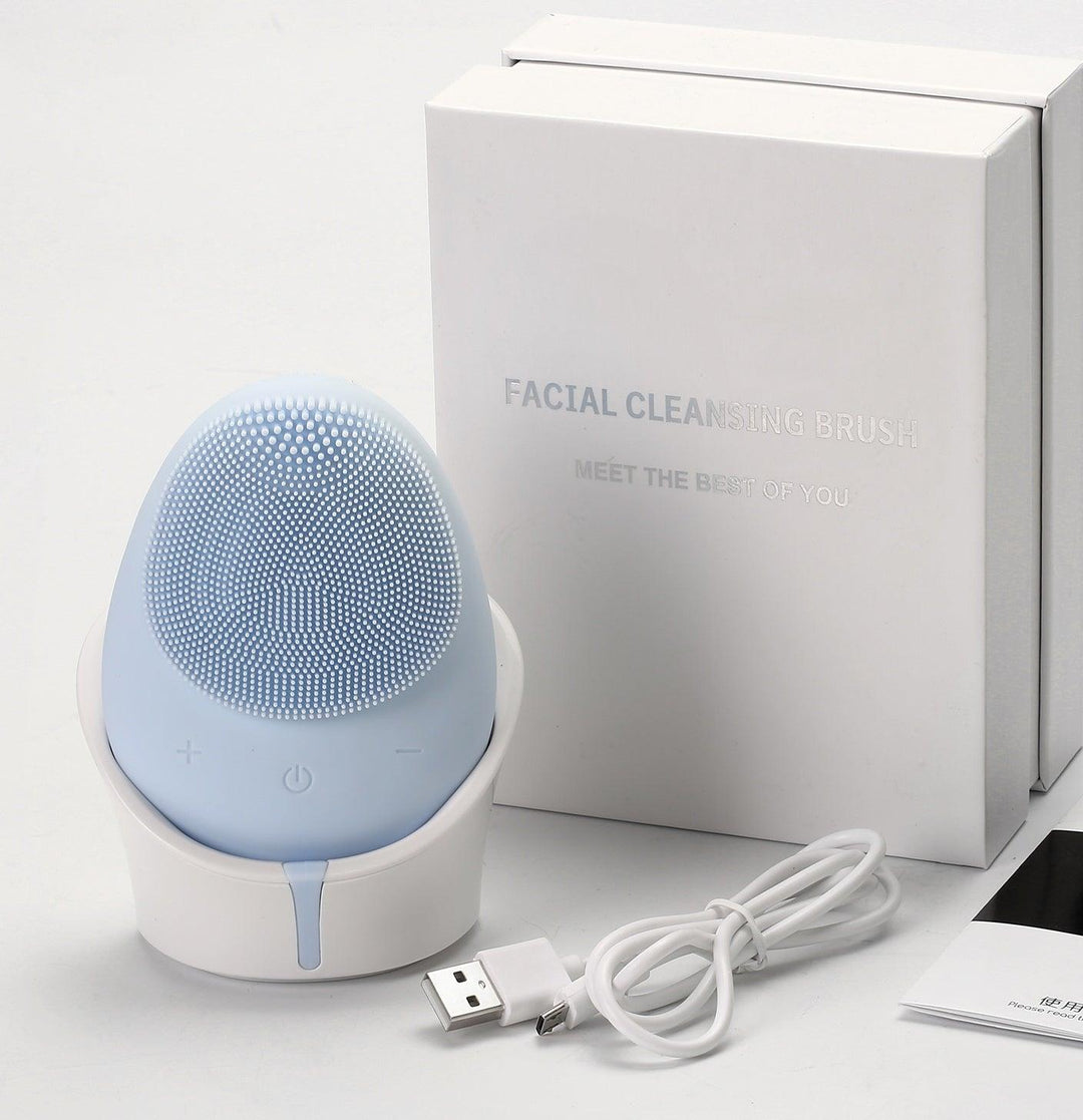 Mellow W-SONIC Silicone Facial Cleansing Brush - ZAQ