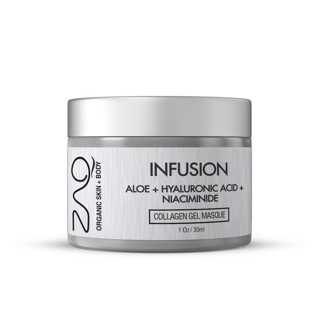 ZAQ Organic Infusion Collagen Gel Masque - Aloe + Hyaluronic Acid + Niacinamide - ZAQ