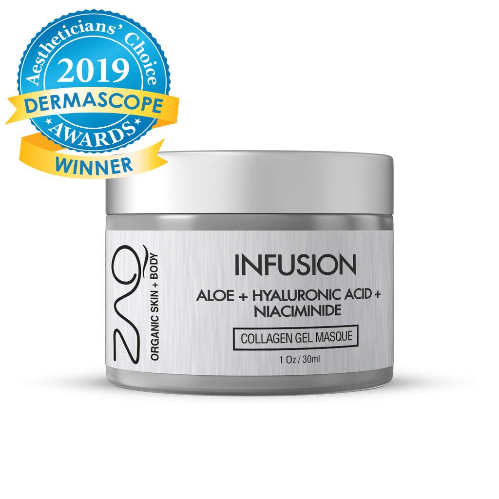 ZAQ Organic Infusion Collagen Gel Masque - Aloe + Hyaluronic Acid + Niacinamide - ZAQ