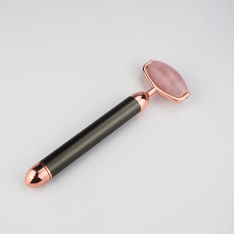 ZAQ Roll-On Rose Quartz W-Sonic Vibrating Face Roller - ZAQ