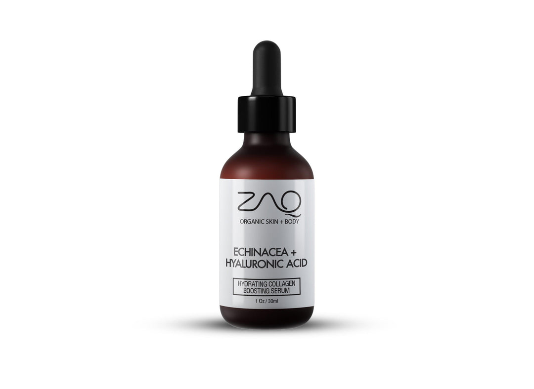 ZAQ Hydrating Collagen Boosting Serum - Antioxidants, Hyaluronic Acid and Echinacea Stem Cells - ZAQ