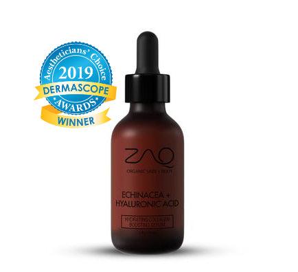 ZAQ Hydrating Collagen Boosting Serum - Antioxidants, Hyaluronic Acid and Echinacea Stem Cells - ZAQ