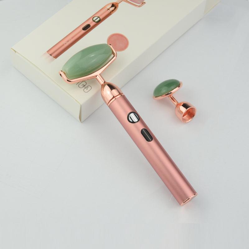 ZAQ Sana Jade USB Rechargeable Vibrating Changeable Face Rollers - 3 Speed - ZAQ