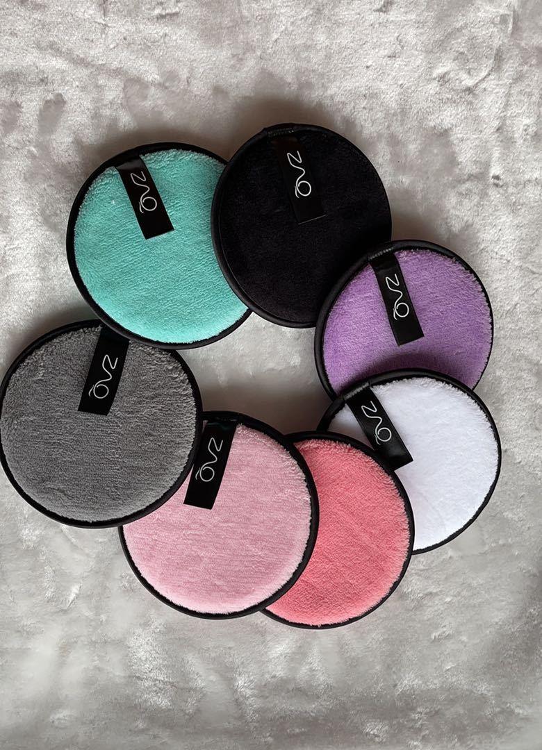 ZAQ Reusable Makeup Remover Pads 4pack with Spa facial Headband - ZAQ