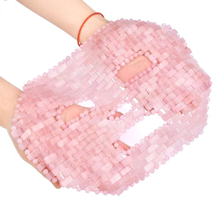 ROSE QUARTZ SELF-LOVE FACE MASK - Handmade - ZAQ