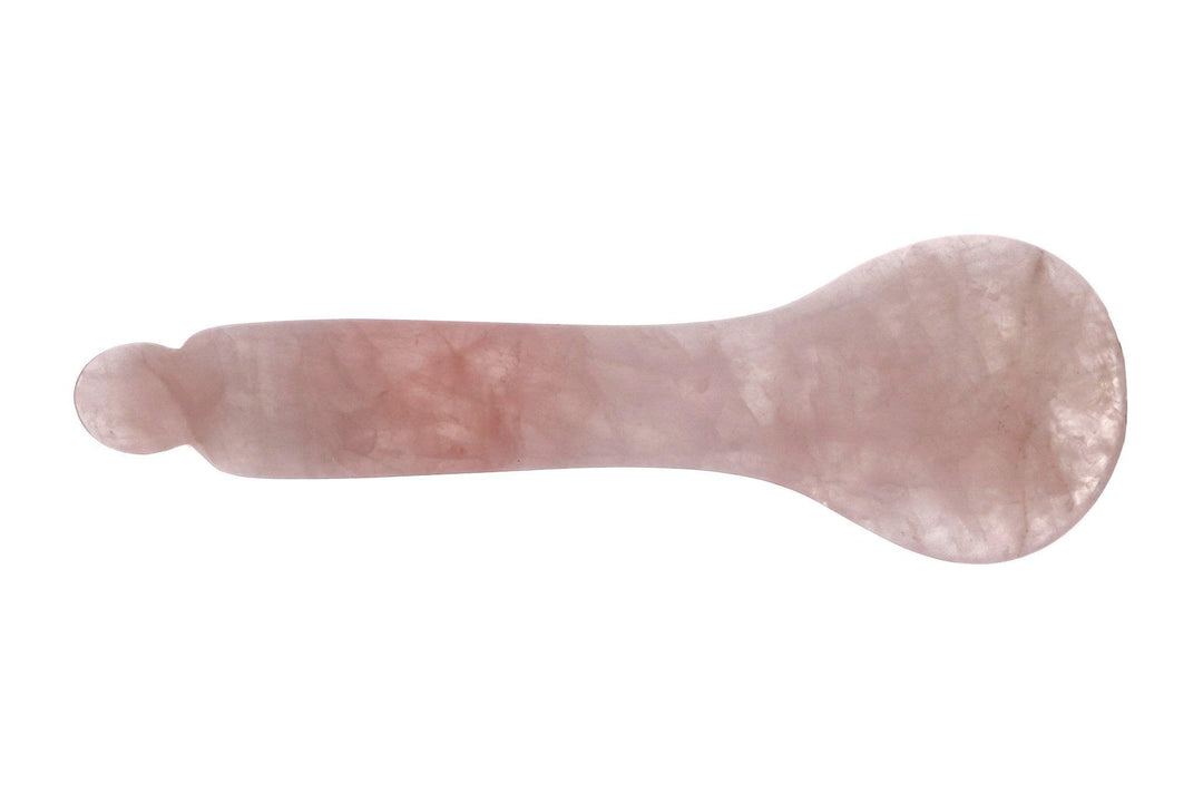 Rose Quartz Gua Sha Spoon - ZAQ