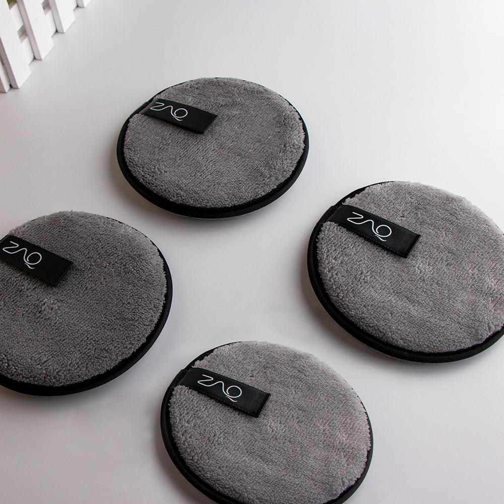 ZAQ Reusable Makeup Remover Pads 4pack with Spa facial Headband - ZAQ