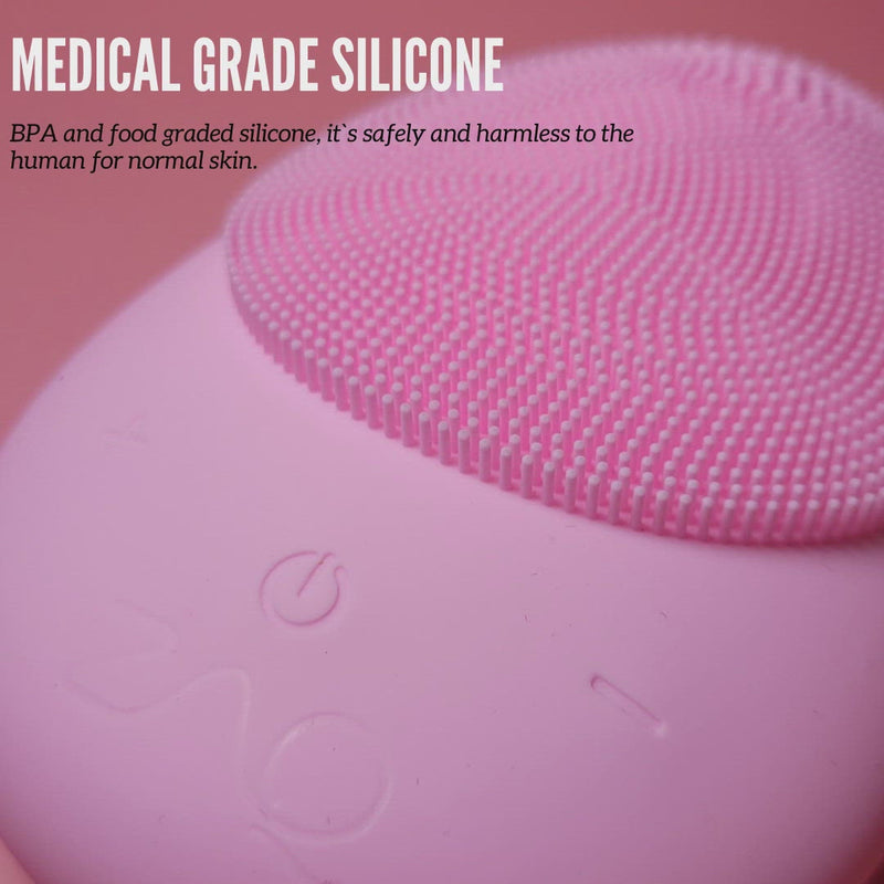 Mellow W-SONIC Silicone Facial Cleansing Brush
