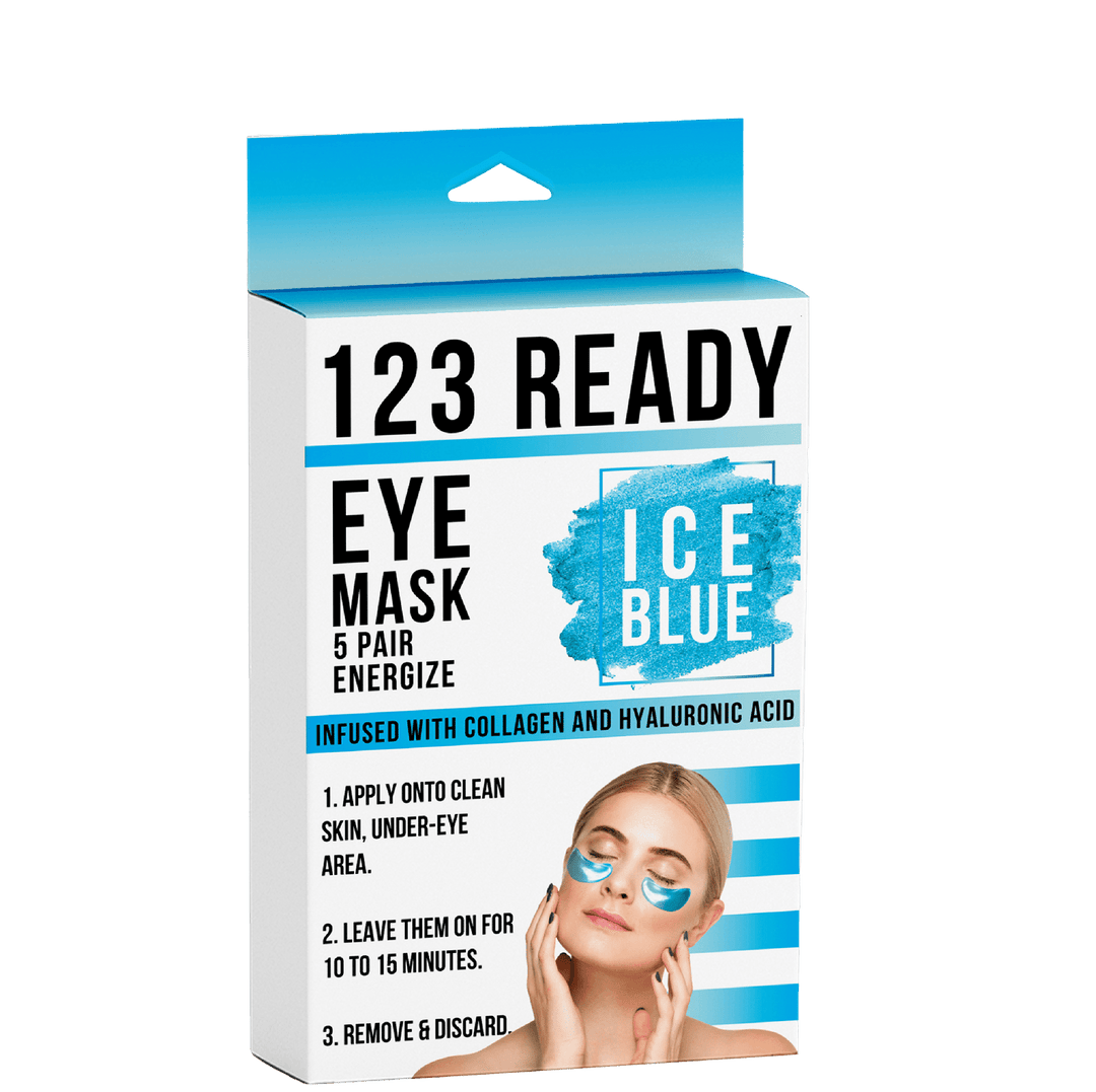 123 Ready ICE BLUE ENERGIZE GEL EYE PATCHES - ZAQ