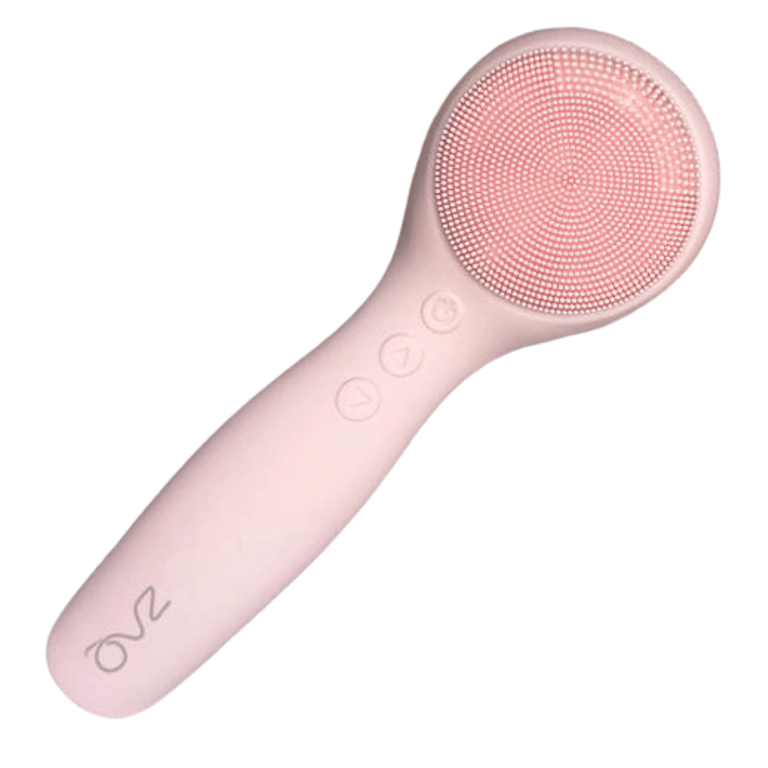 IUV Sonic LED Red/Blue Silicone Thermo Cleansing Brush with Microcurrent - ZAQ