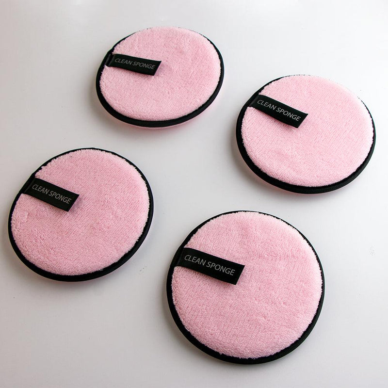 ZAQ Reusable Makeup Remover Pads 4pack with Spa facial Headband