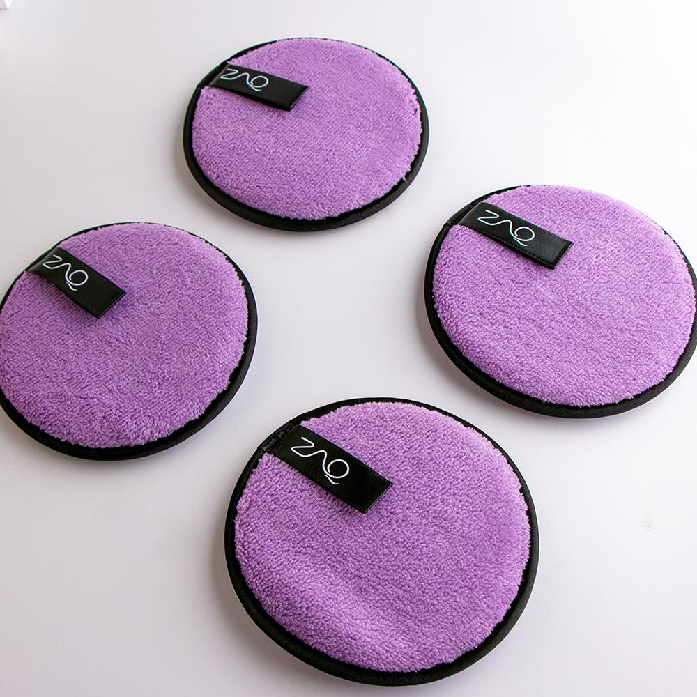 ZAQ Reusable Makeup Remover Pads 4pack with Spa facial Headband - ZAQ